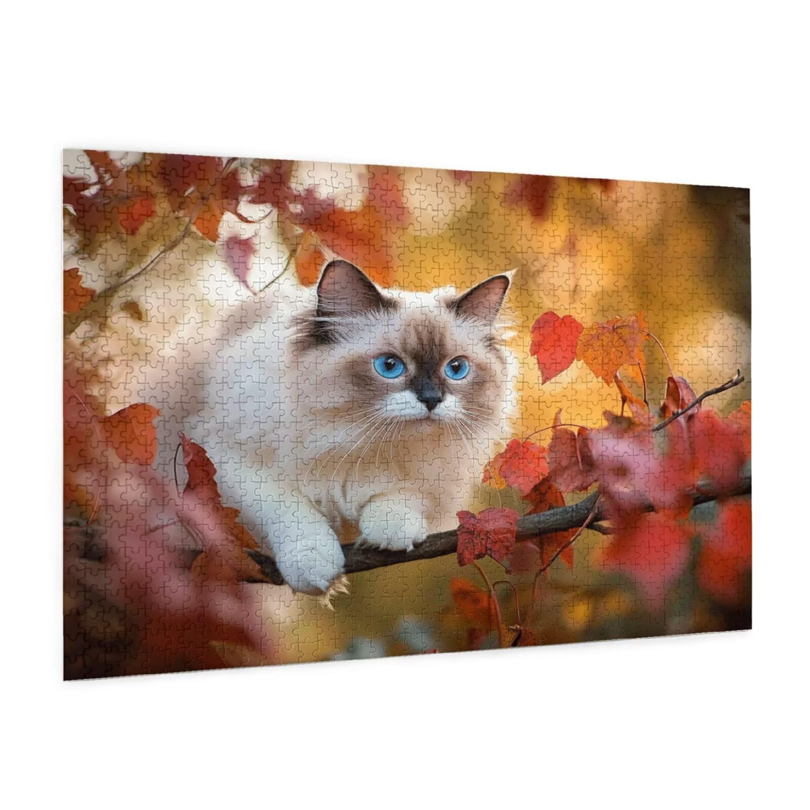 Puzzle z kotem, 6000 elementów, pułapki, puzzle dla dorosłych, z pudełkiem na prezent, duże drewniane puzzle dla dorosłych, gra zręcznościowa dla całej rodziny, prezenty dla kobiet, 105 x 180 cm