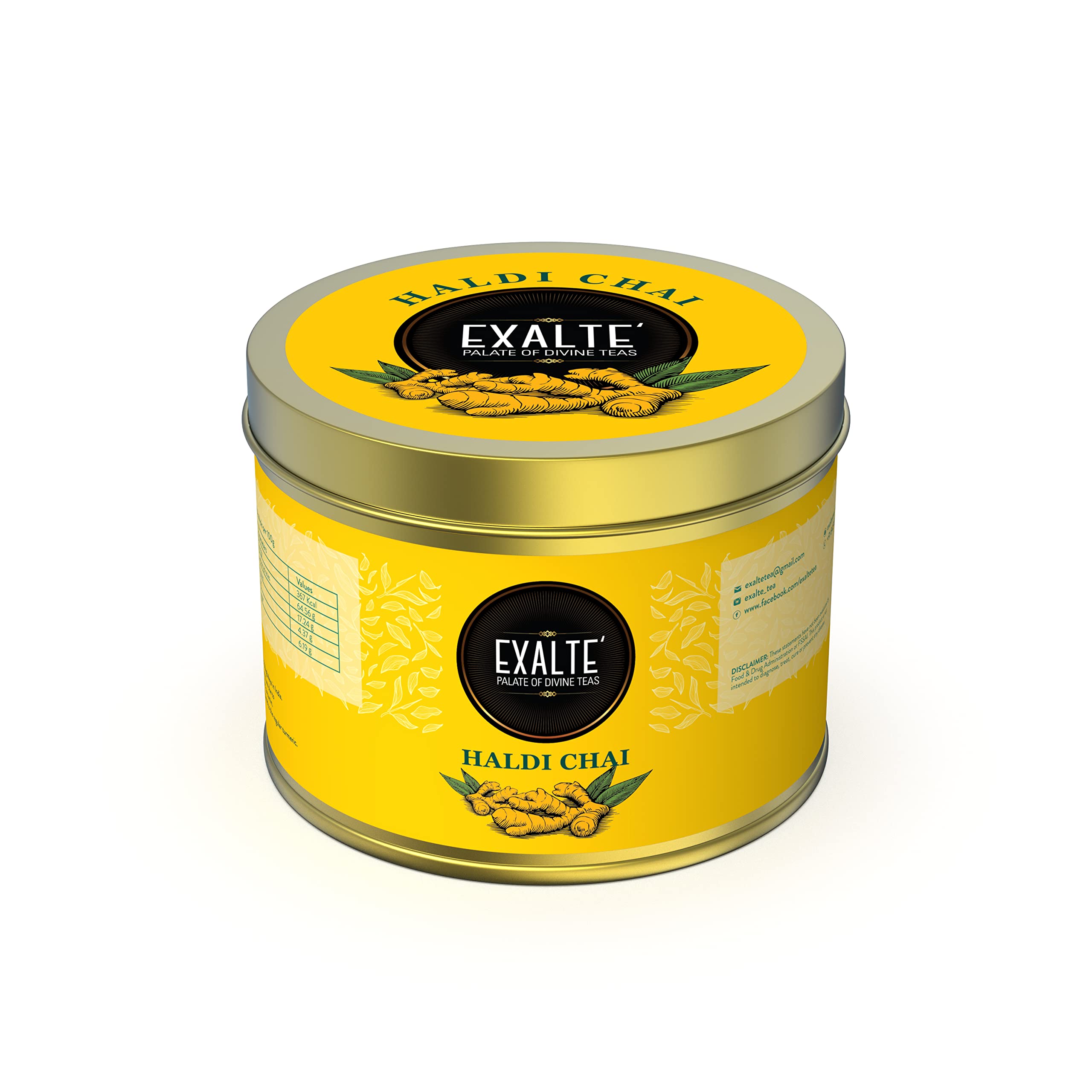 Exalte Tea Natural Black Tea (Lakadong Haldi Chai) (B08L6CSYS9) Amazon Price History, Amazon Price Tracker