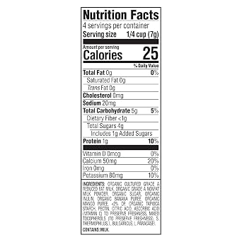 Happy Baby Organics Yogis Freeze-Dried Yogurt & Fruit Snacks, Banana & Mango, 1 Ounce Bag (Pack of 8) packaging may vary