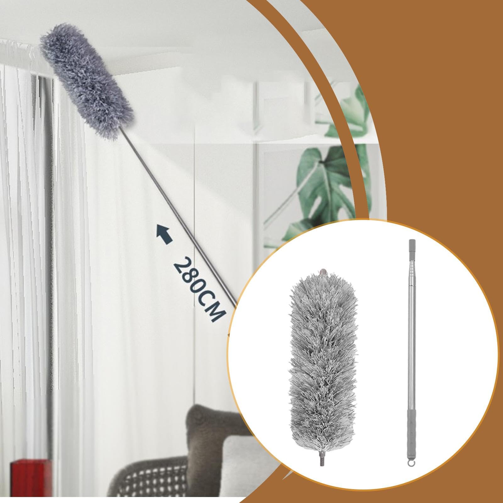 Retrattile, Versatile, Rimuove La Polvere Senza Sforzo, Leggero E Pratico, Ideale per La Pulizia Dei Ventilatori a Soffitto, con, Style C