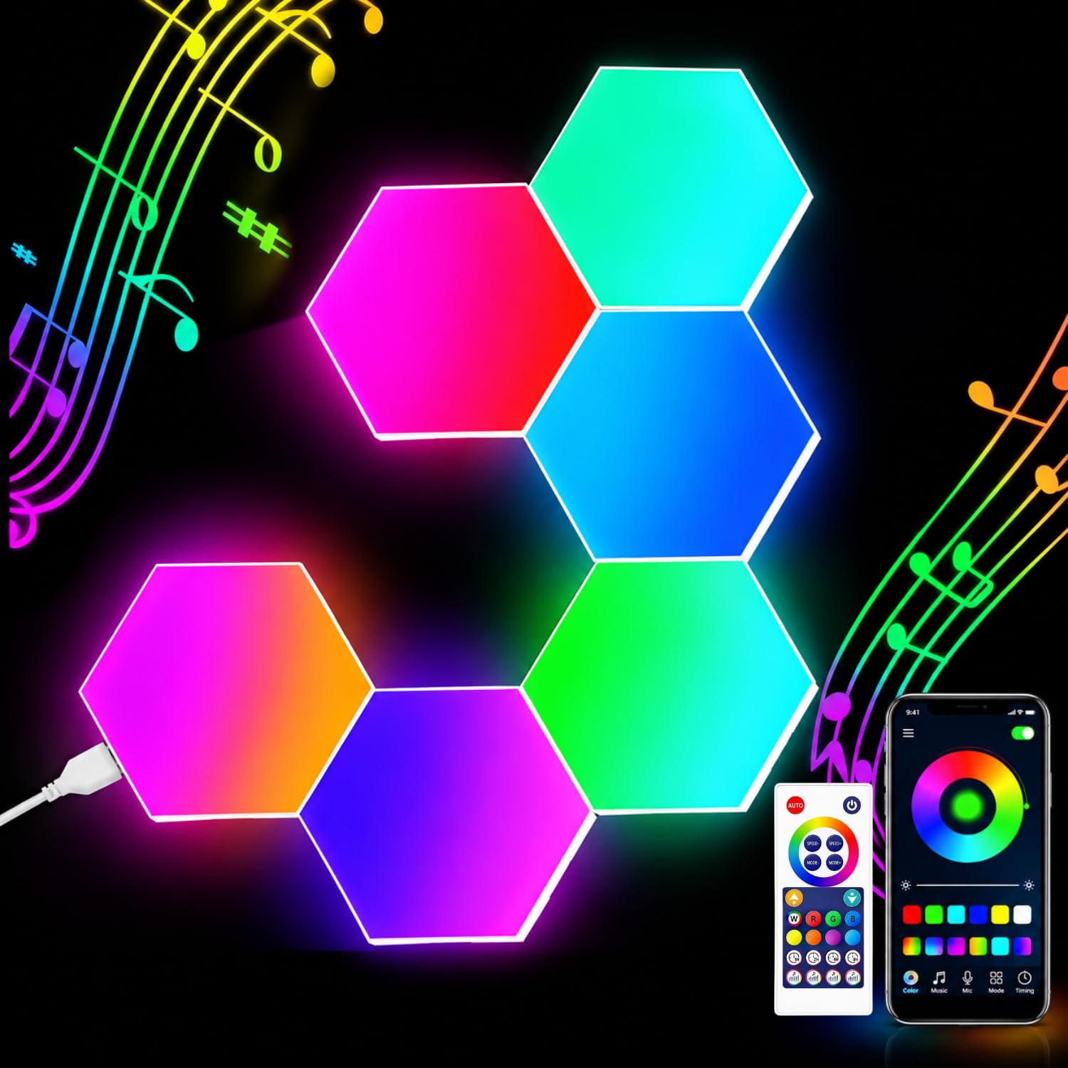 XERGY RGB Table Lamp - Music Sync & App Control -8 XERGY RGB Table Lamp - Music Sync & App Control -8