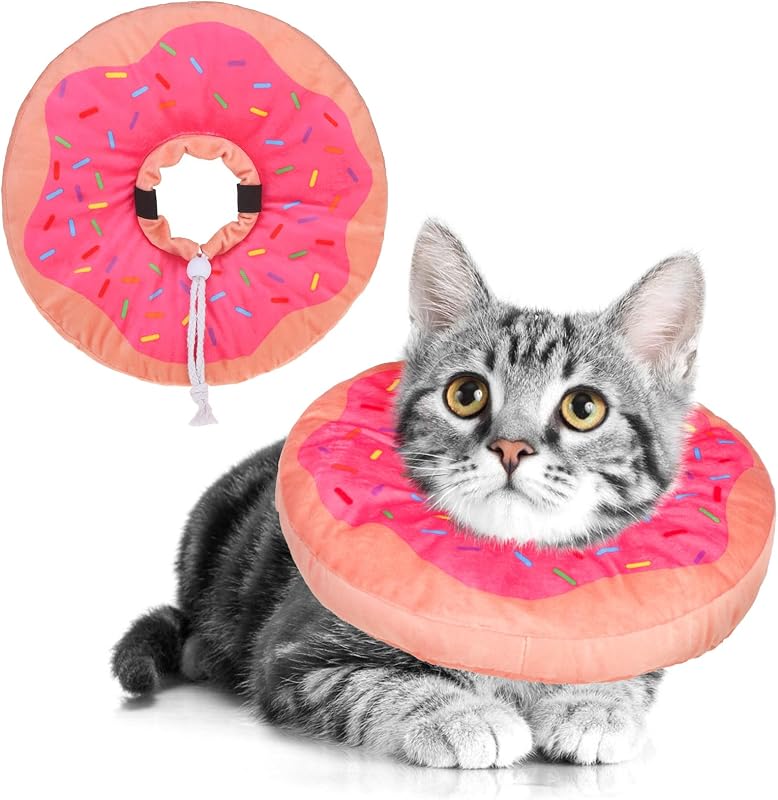 Colar Cone Macio para Gatos BEAUTYZOO com Ajuste por Cordão, Cat Soft Cone