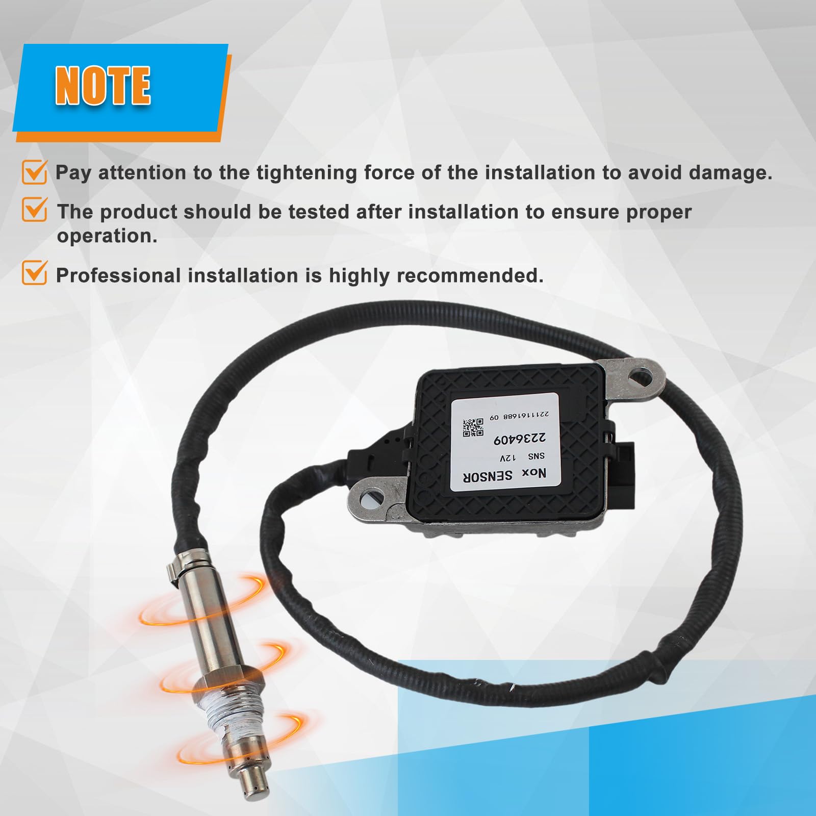 Amazon.com: FIWARY 2236409PE Inlet Nox Sensor Nitrogen Oxide Senso