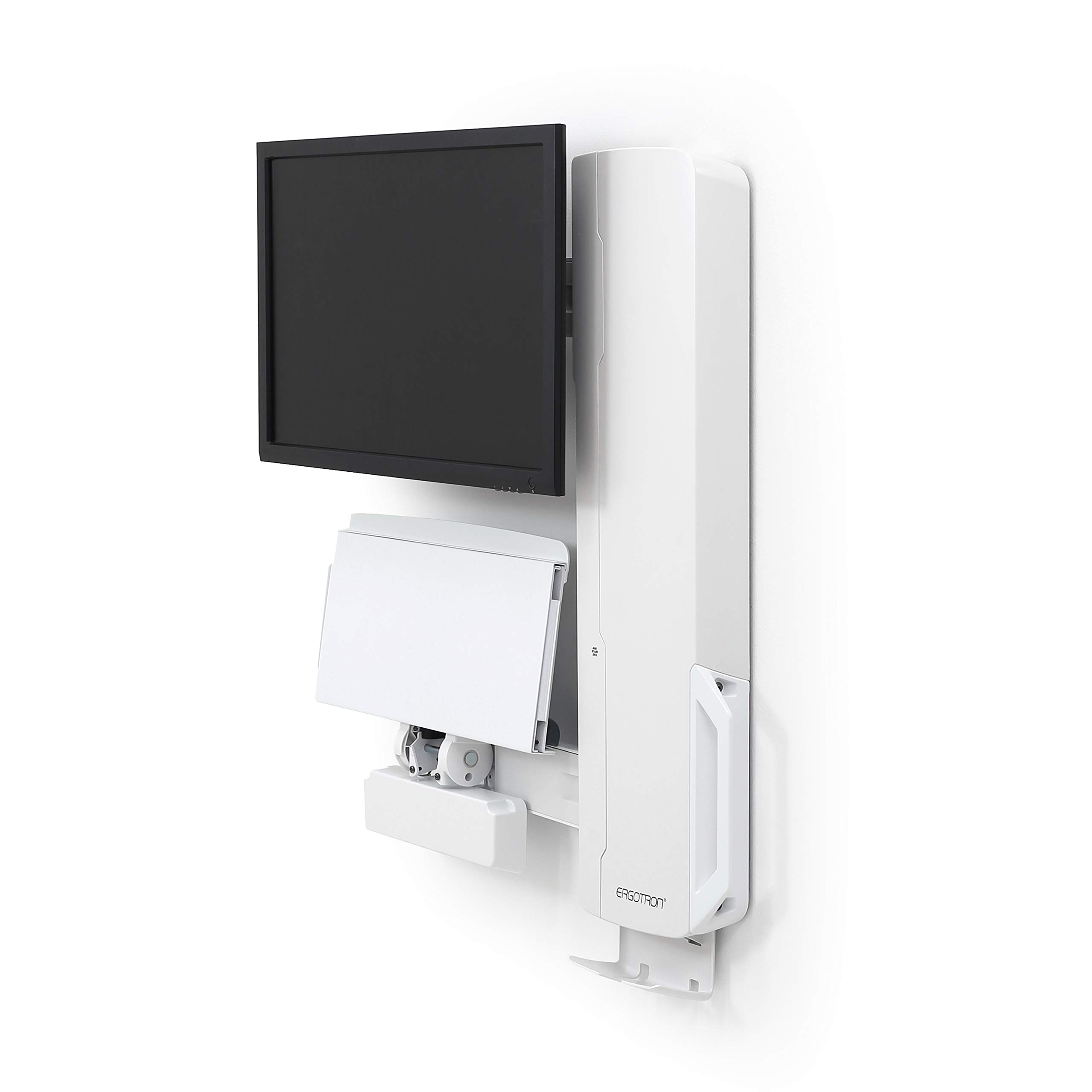 Ergotron StyleView Sit-Stand Vertical Lift, High Traffic Area (White) 61-081-062