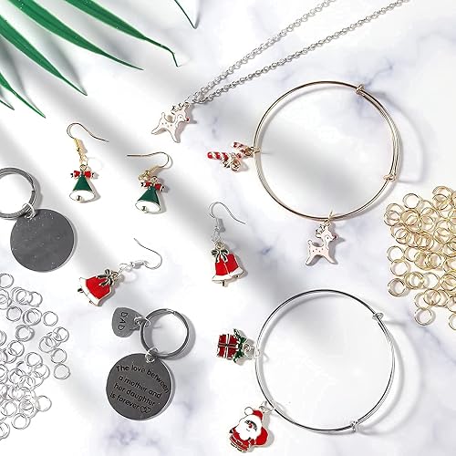 Miniatura 7 de 1000 anillos de salto abiertos de 0.236 pulgadas chapados en plata para hacer joyas, un solo anillo a granel para manualidades, aretes, collares,