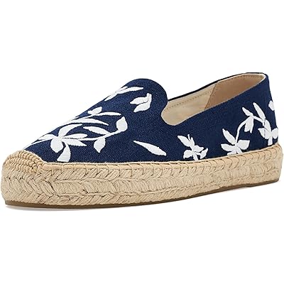 Soludos Wild Petals Smoking Platform Espadrille armada blue