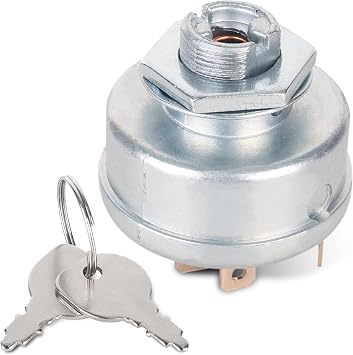 [Upgraded 2026] 103-0206 Ignition Switch with 2 Keys - 3 Positions & 6 Terminals - For 104-2541 109-4736 88-9830 5208003 430-334 Exmark Lazer Z/ Z XP, Toro Z 500, Z Master with 60in & 72in Deck