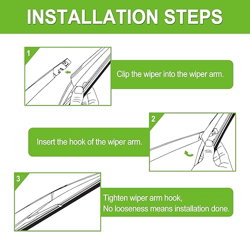 Vista 22 de PARRATI® Repuesto de limpiaparabrisas trasero de 14 pulgadas para Volvo V70 2008-2010 2017-2021 V90 2019-2022 XC40 2016-2022 XC90/2007-2013