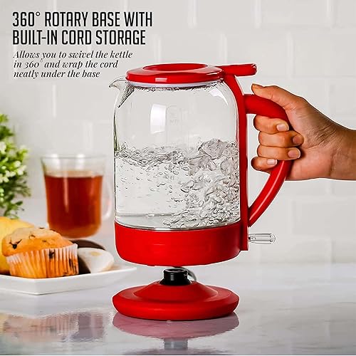 Vista 14 de Ovente CG225 Molinillo eléctrico con cuchillas de acero inoxidable para granos de café, especias, nueces, cereales, Granate