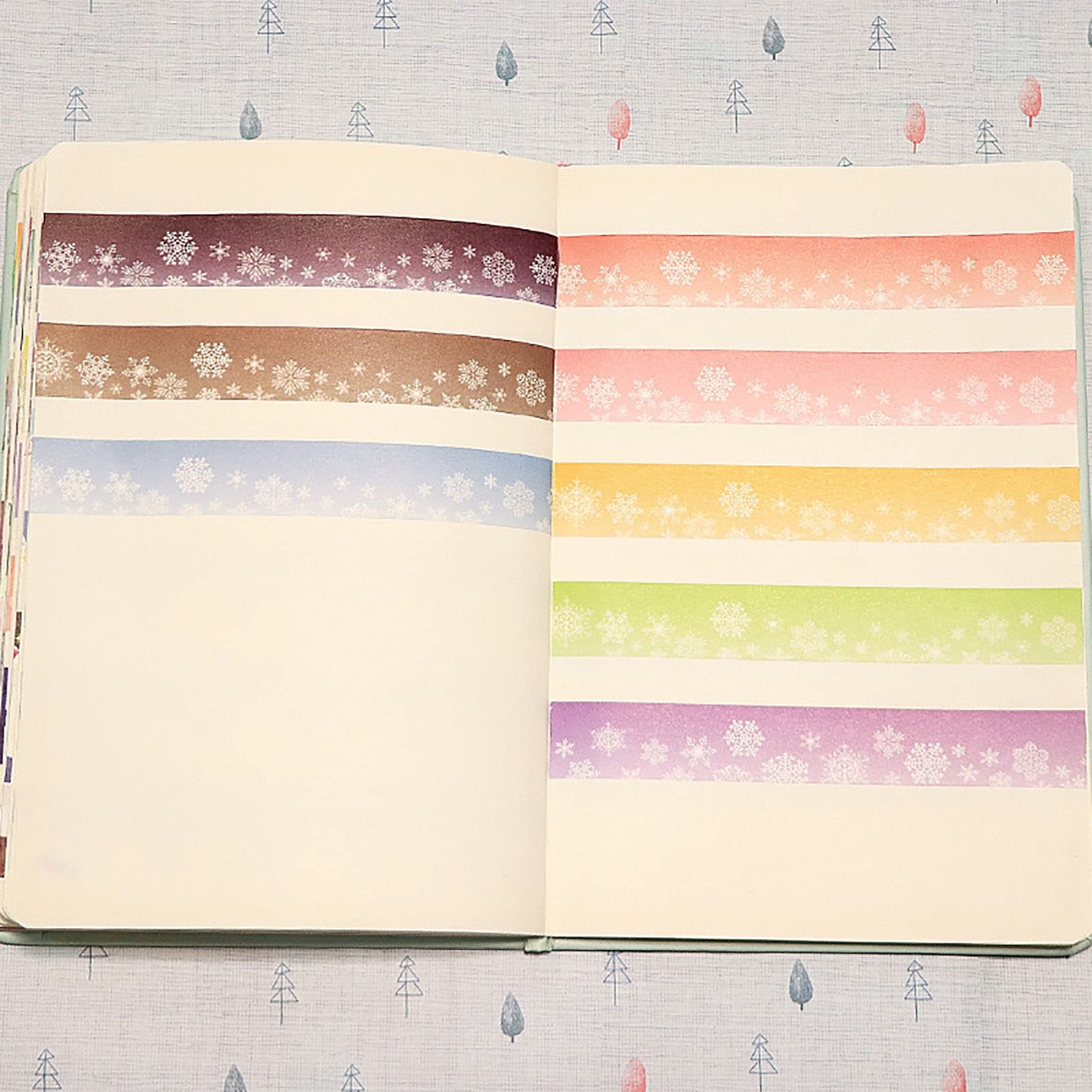 Amazon.co.jp: YLWX マスキングテープ 冬​​の雪の結晶diyクラフト