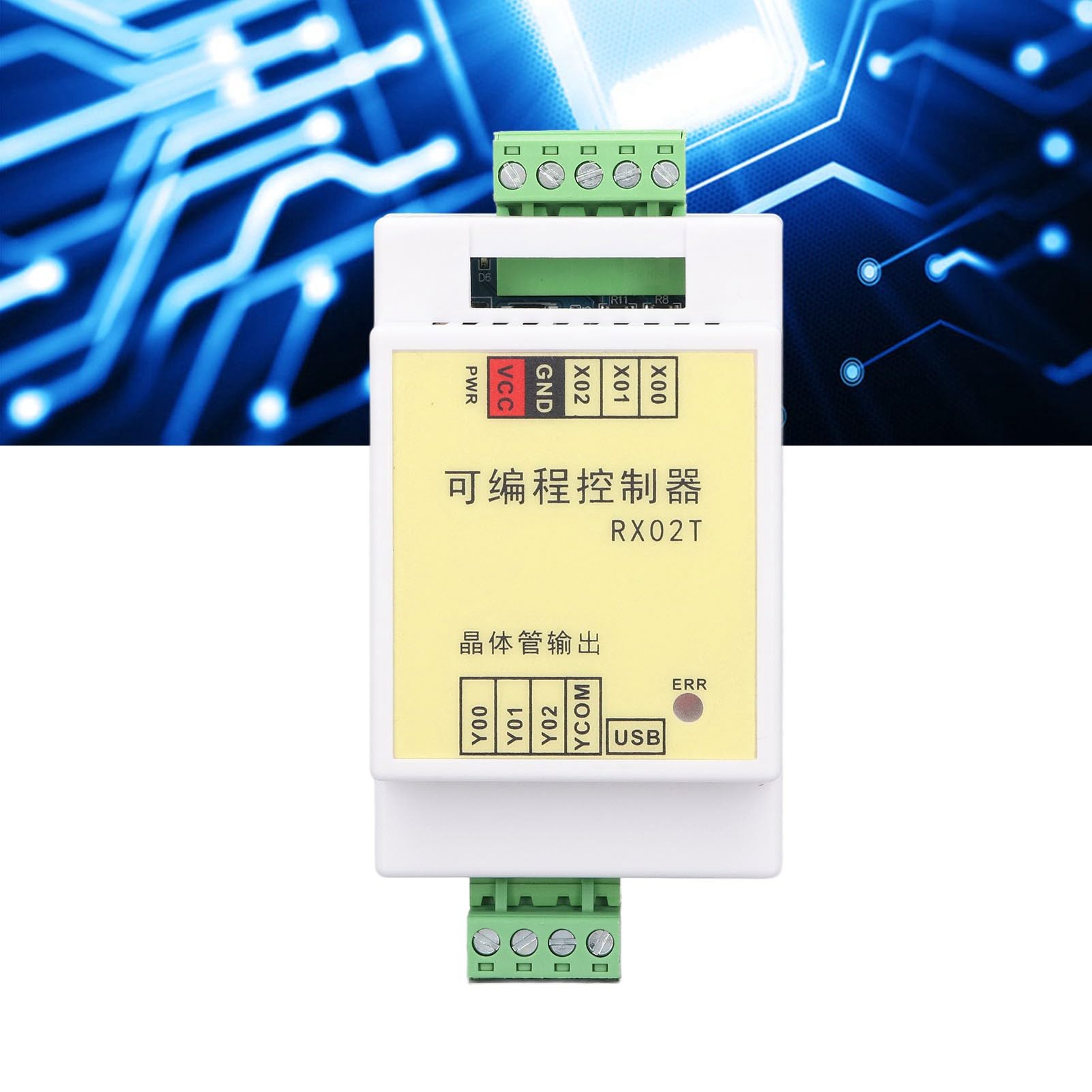 Scheda di controllo per automazione industriale 12 uscite 24V Design compatto Sensore motore Controller per elettrovalvola per la produzione di imballaggi Tessile