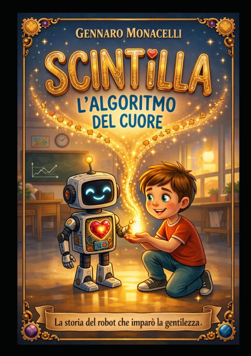 Scintilla e l’Algoritmo del Cuore: Una favola sull’Intelligenza Artificiale, l’Amicizia e il Coraggio di Essere Gentili