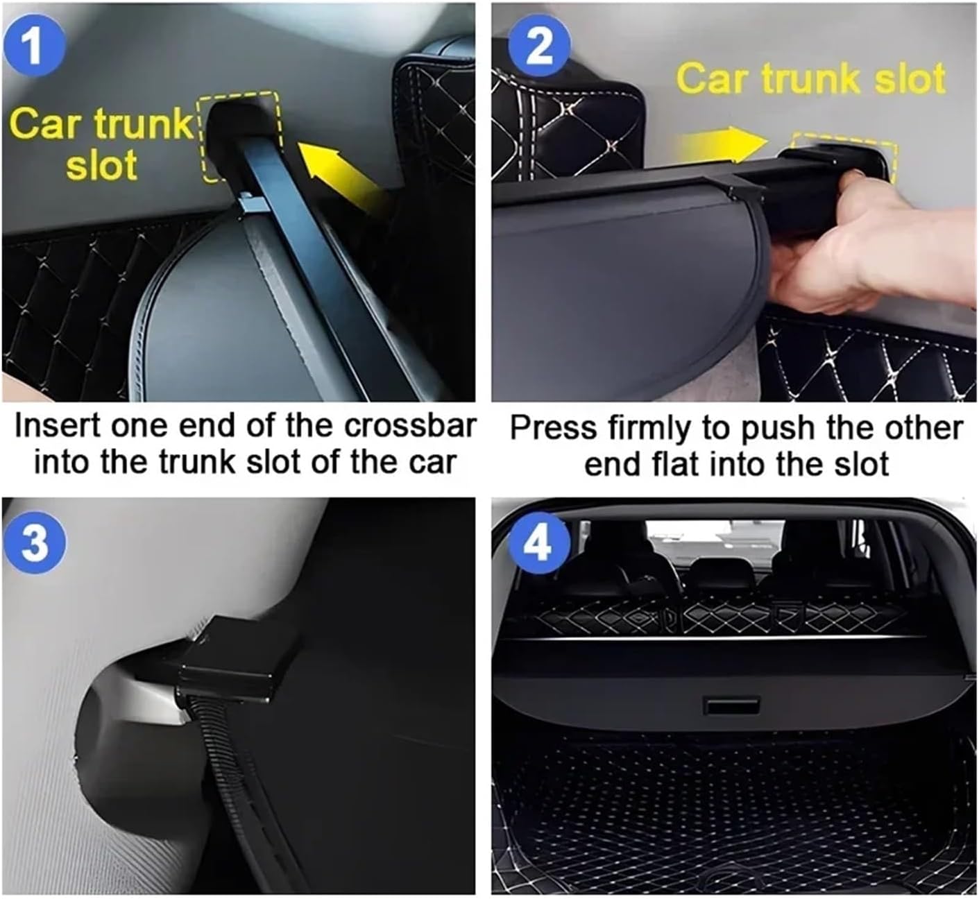 Car Trunk Cargo Cover for Subaru Crosstrek GT XV 2017-2023 2018 2019 2020 2021 2022 Luggage Curtain Covers Partition Accessories(Canvas)