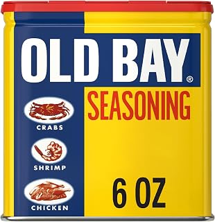 OLD BAY Classic Seafood Seasoning, 6 oz - Non-GMO, Gluten-Free 18-Herb Blend for Crab, Shrimp, Salmon & More
