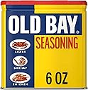 OLD BAY Seasoning, Classic Seafood, Non GMO, Gluten Free, Unique Blend of 18 Herbs & Spices for Shrimp, Crab Dip, Seafood & More, 6 oz