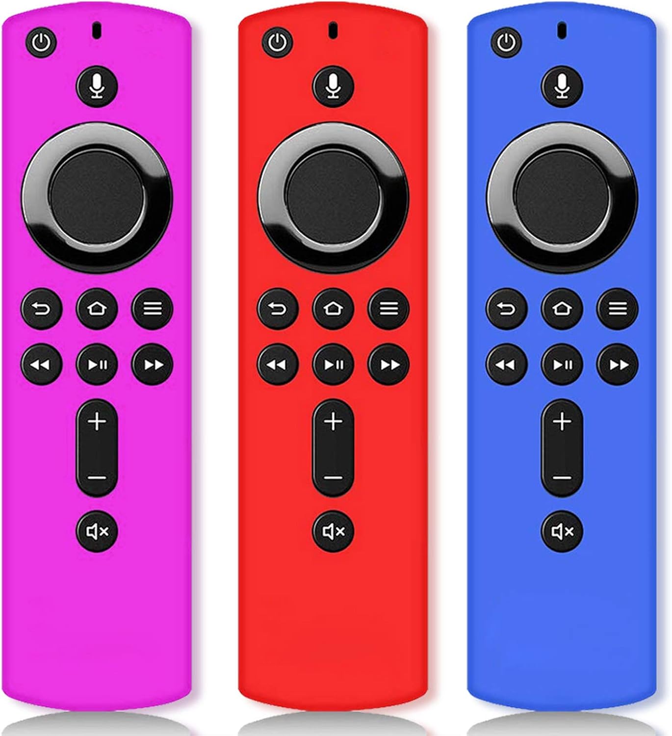 Wevove 3 Pack Fire Stick Remote Cover, Firestick Remote Case Cover Compatiable for Fire TV Stick 4K Alexa Voice Remote Control