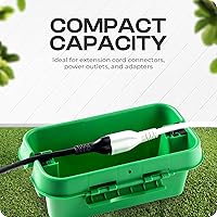 Vista 2 de SOCKiTBOX – La caja de conexión original resistente a la intemperie – Caja de cable de alimentación eléctrica para interiores y exteriores