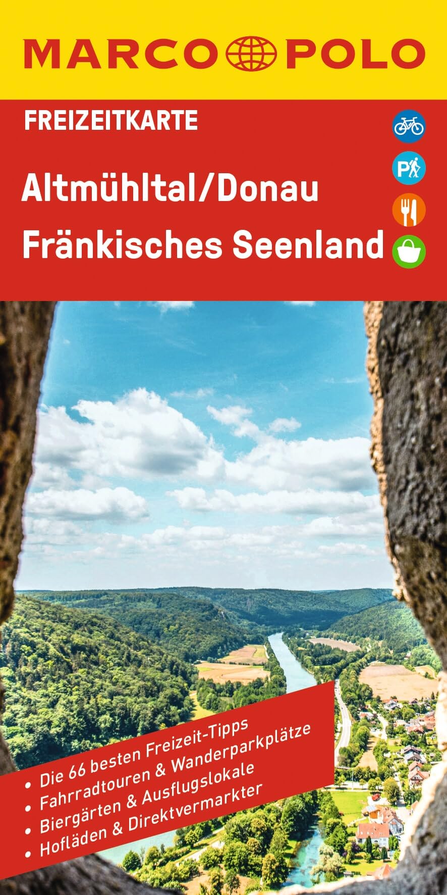 MARCO POLO Freizeitkarte 36 Altmühltal, Donau, Fränkisches Seenland 1:110.000: 1:110 000, Fränkisches Seenland