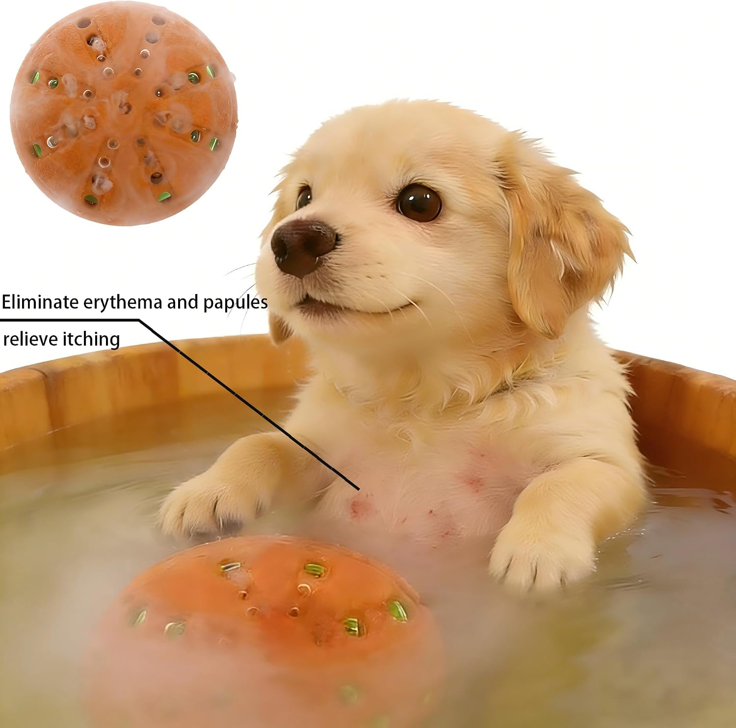 Electronic Purifier | Pet Purification - Bath Cleaning/Deodorization/Skin Purification | Portable Washing Machine - No Hand Washing/No Detergent Needed/Automatic Stain Dissolving (orange)