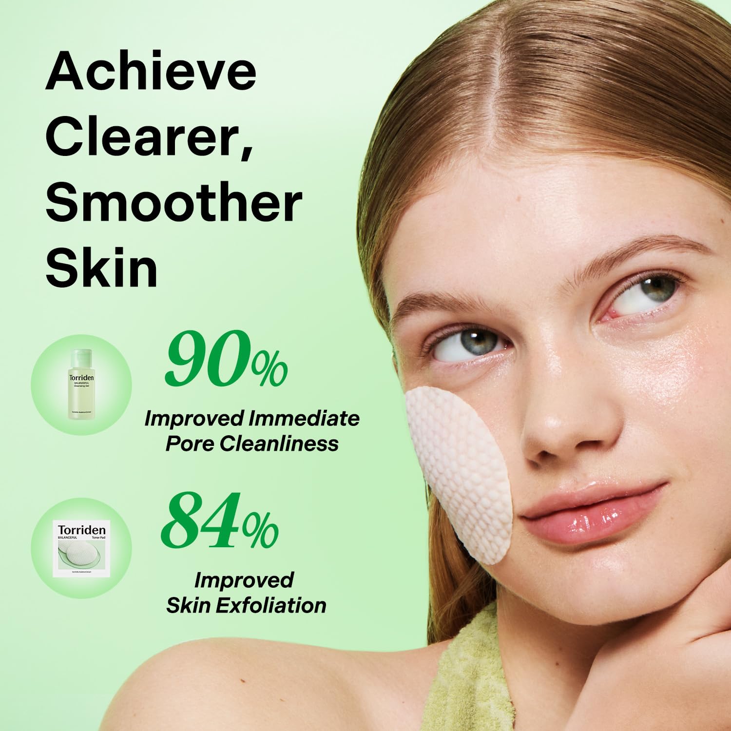 Torriden BALANCEFUL Cica Trial Kit, 5D Cica Infused Daily Skincare Kit - 4 Step Regimen with Cleansing Gel, Toner Pad, Serum, and Cream | Travel Essential | Korean Skin Care Set - Image 5