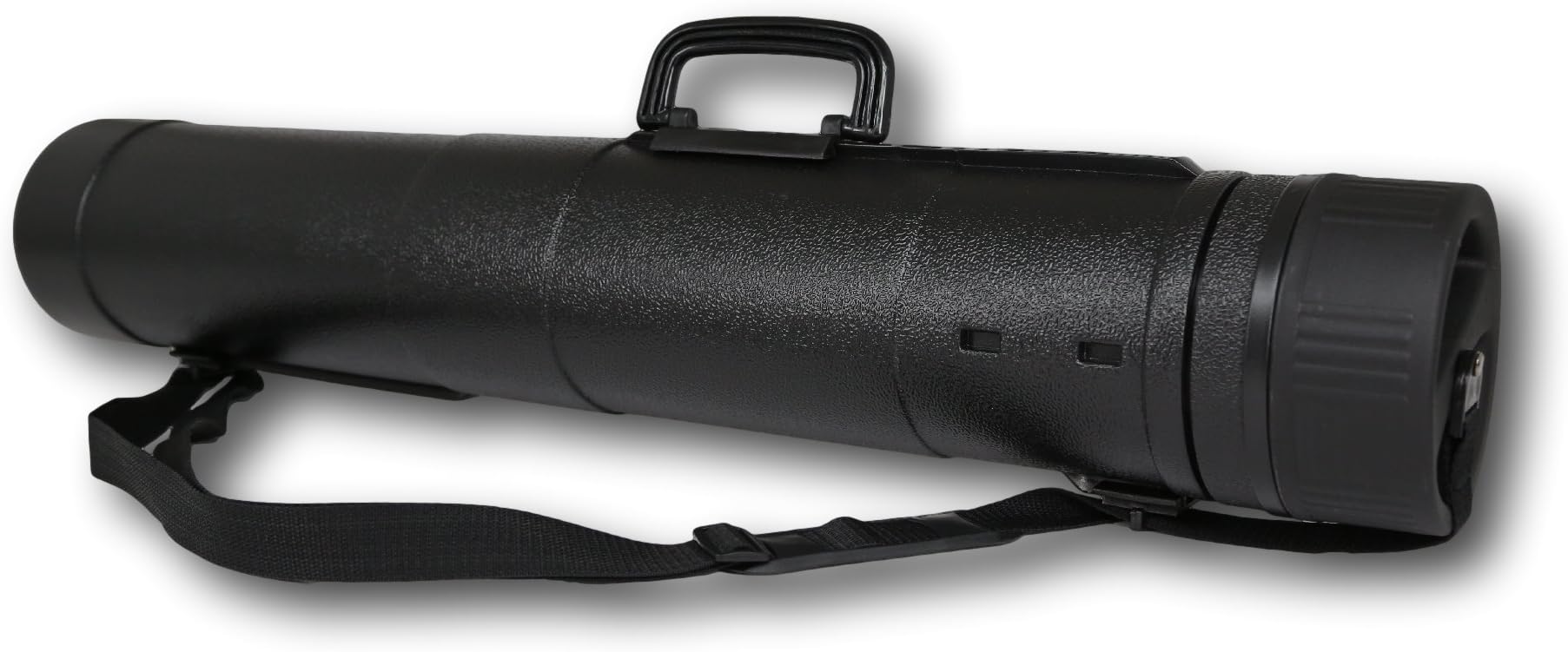 Jumbo Document Storage Tube Black - Expandable from 31.5" up to 53" - Shoulder Strap and Handle Included for Poster Tube Model DT4201