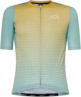 Oakley Men's Endurance Dazzle Camo Cycling Jersey - Lightweight, Moisture-Wicking, 4-Way Stretch UPF Fabric