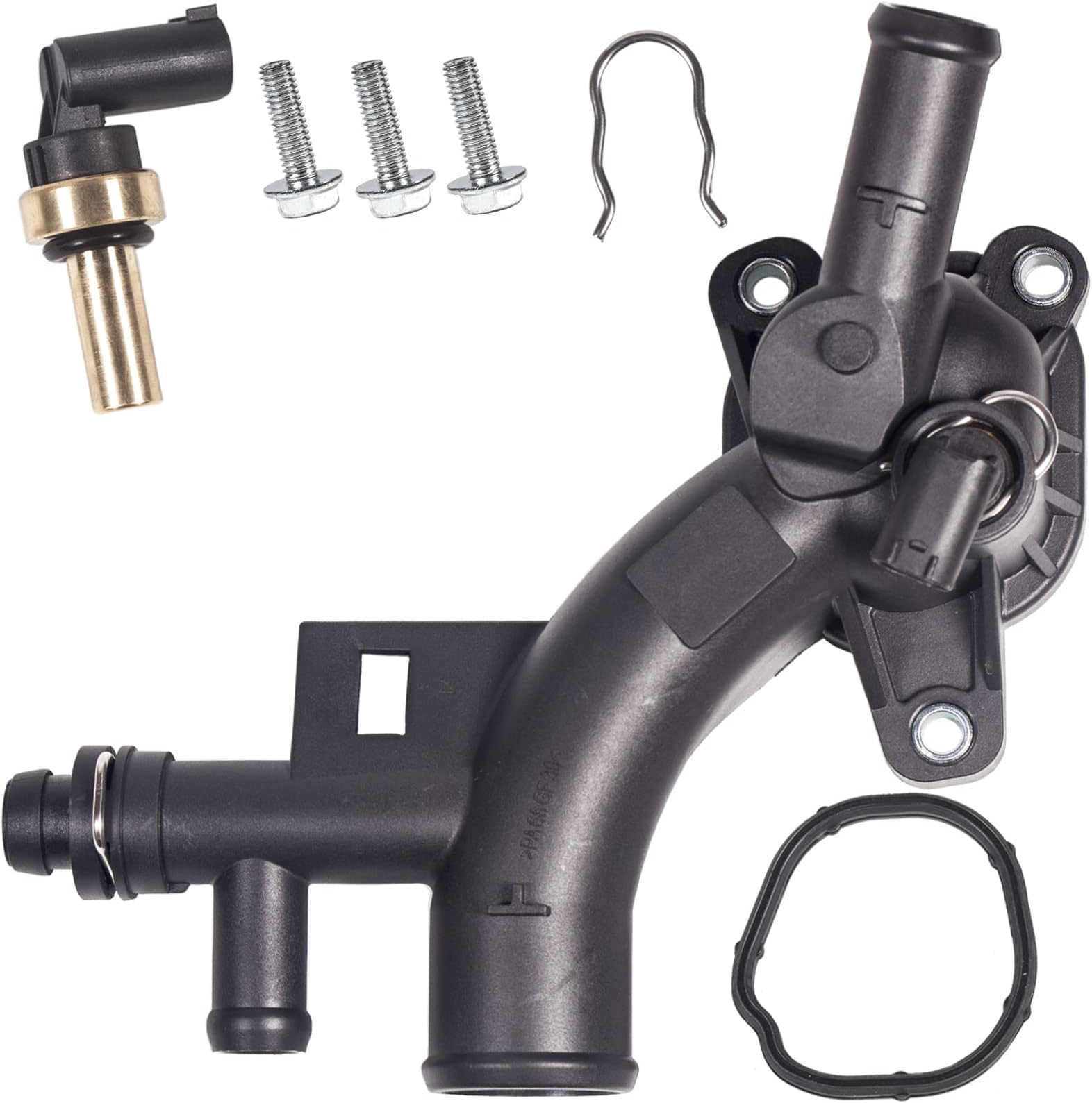 902-846 25193922 Compatiable With 2011 2012 2013 2014 2015 2016 Chevy Cruze Water Outlet 1.4L 11 12 13 14 15 16 Sonic Trax Buick Encore Engine GM Replace 55565334 902846 15-11105