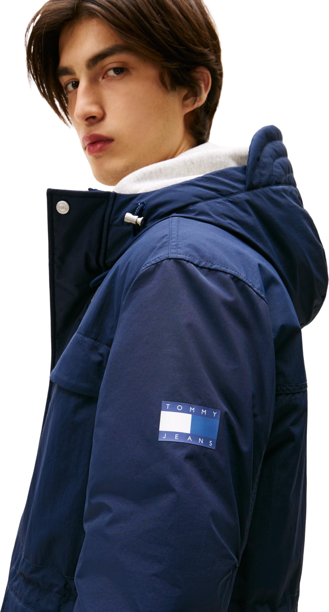 Tommy Jeans Uomo Parka City Ready con Cappuccio