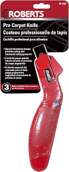 Roberts Professional Carpet Knife (Includes 3 Blades)