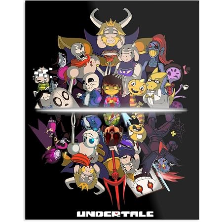 Amazon Com Issicarho Undertale Sans Undertale Videogame Indie Fanart Videogame Gamer Gift For Home Decor Wall Art Print Poster Posters Prints