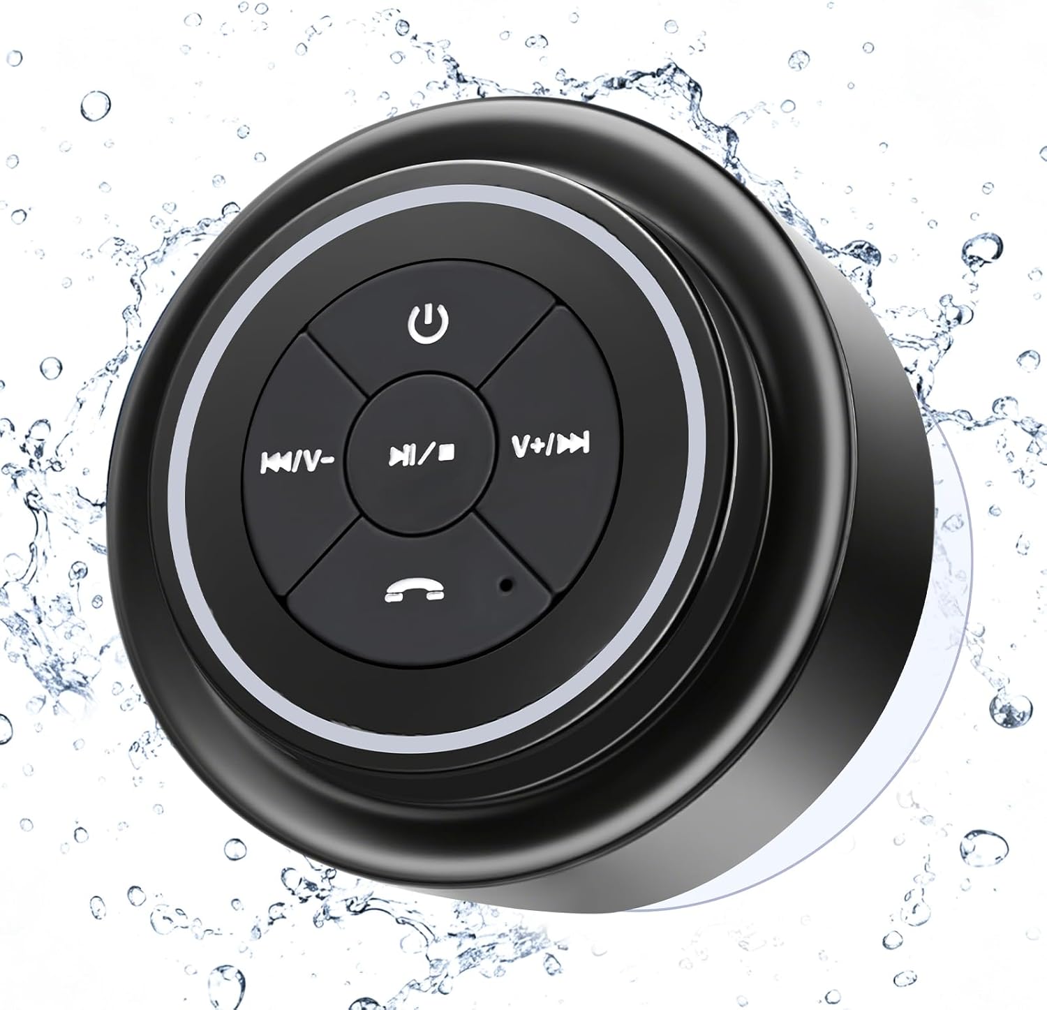 Bluetooth Shower Speaker, Portable Bluetooth Speakers, IP67 Waterproof Speaker with Suction Cup, Floating, Crystal Sound, Ideal for Outdoor Beach Pool, Great Gifts