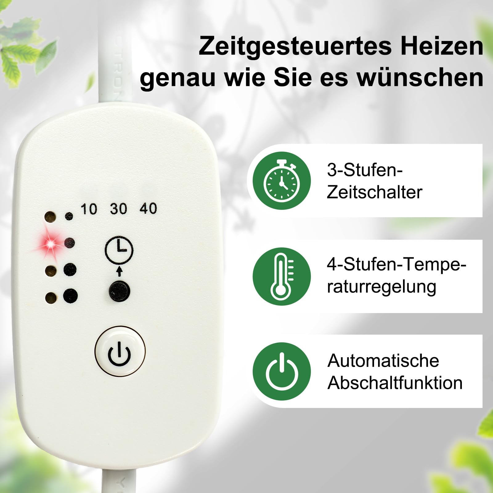 Youyijia Rotlichtlampe 150Watt Infrarotlampe Infrarot Wärmelampe mit Timer | Dimmer für entspannende Wärme, Lockerung & allgemeines Wohlbefinden Die Rotlicht Infrarotlampe perfekt für Zuhause