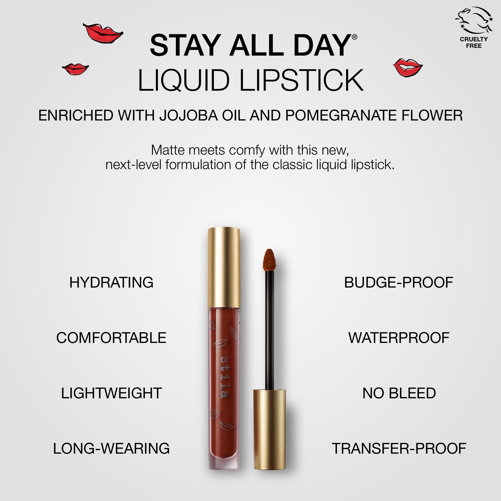 Stay All Day® Liquid Lipstick 3ml - Bordeaux, 3 ml (Pack of 1) - Image 2