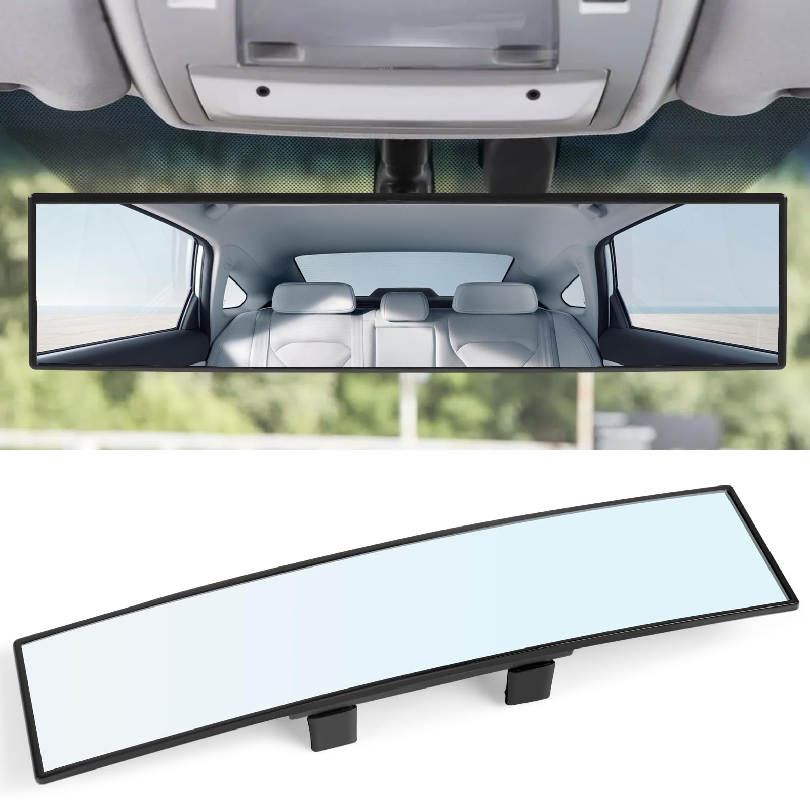 Photo 1 of REGUICORP Rear View Mirror - 12 Inch Wide Angle, Clip-on