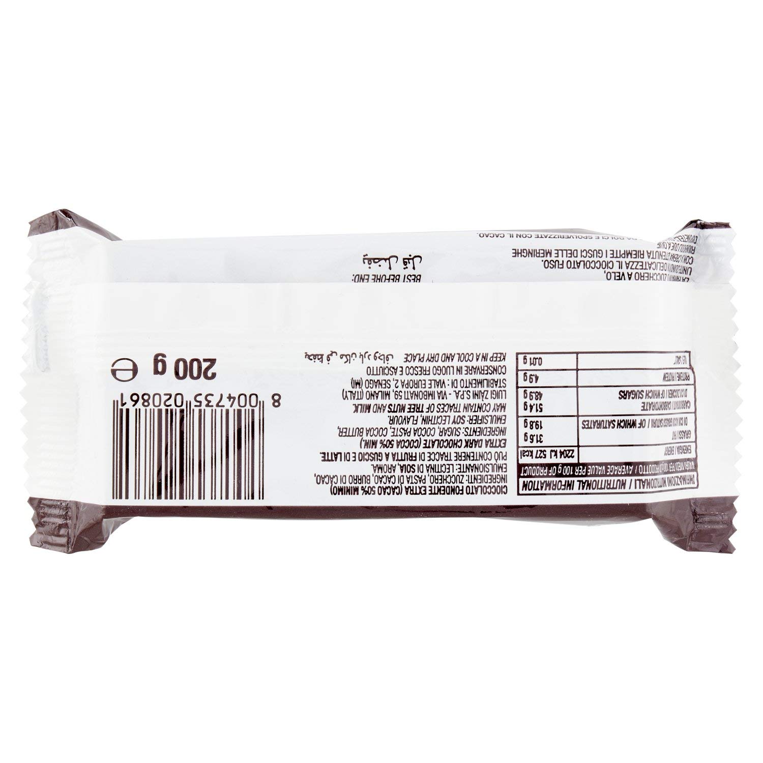 Emilia - Chocolat noir, Extra - 12 pièces de 200 g [2400 g]