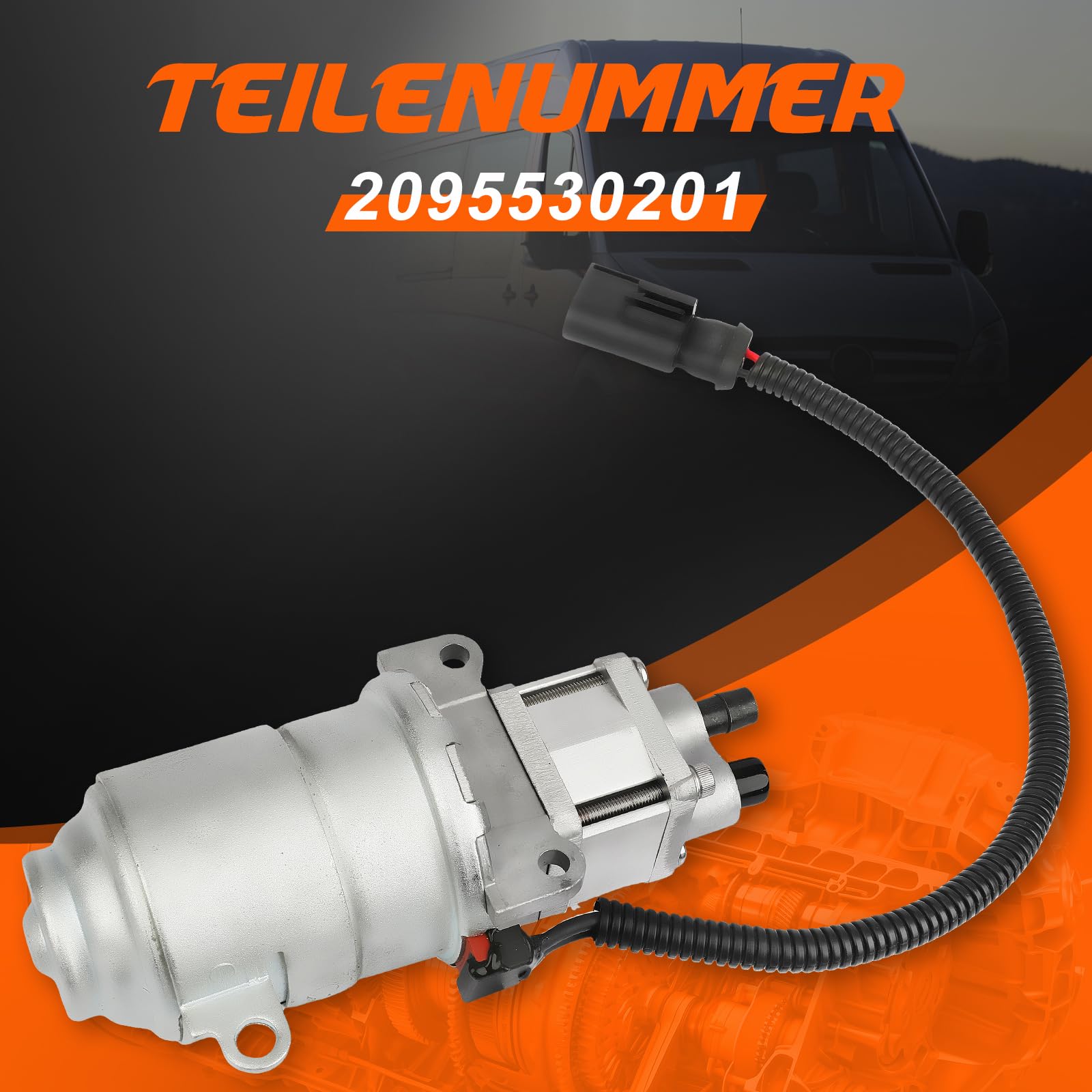 Kupplung Hydraulikpumpe AMT-Hydraulikpumpe kompatibal mit Mercedes-Benz Sprinter 2-T B901 B902 Kompatibel mit VW Crafter 2.5 TDI,2000-2013,#2095530201