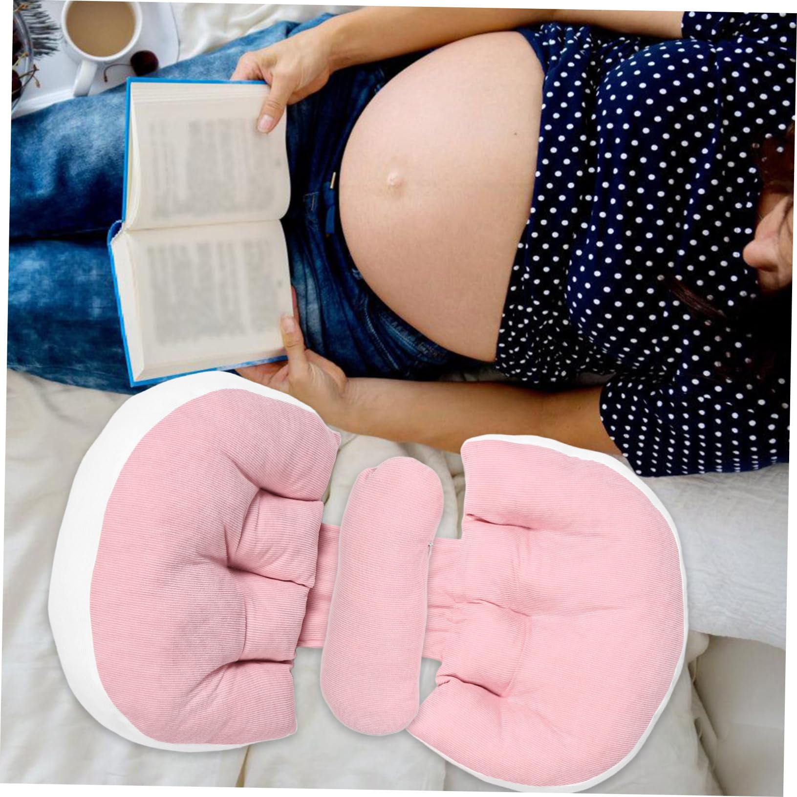 Cuscino Per Gravidanza Forma Di u Supporto Per Pancia Schiena Cuscino Per Dormire Di Lato e Migliorar Qualità Del Sonno Adatto Per Donne Incinte e Adulti