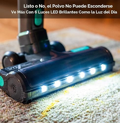 Miniatura 4 de Wyze - Aspiradora inalámbrica S con potente succión de 20 Kpa, barra ligera con filtro HEPA, potente motor sin escobillas de 300 W, tiempo de