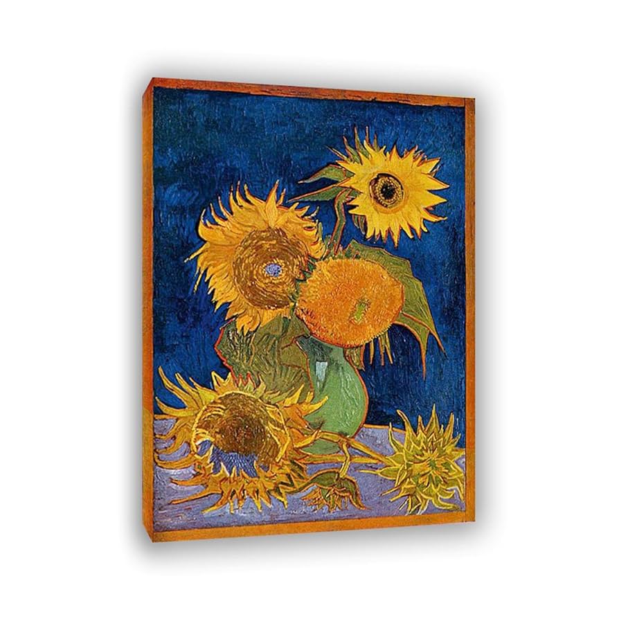 Amazon｜ヴィンセントヴァンゴッホ-6つのひまわり。有名な絵画の