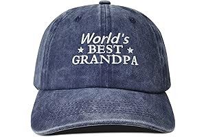 Embroidered World's Best Grandpa Hat: A Timeless Classic for Cherished Moments