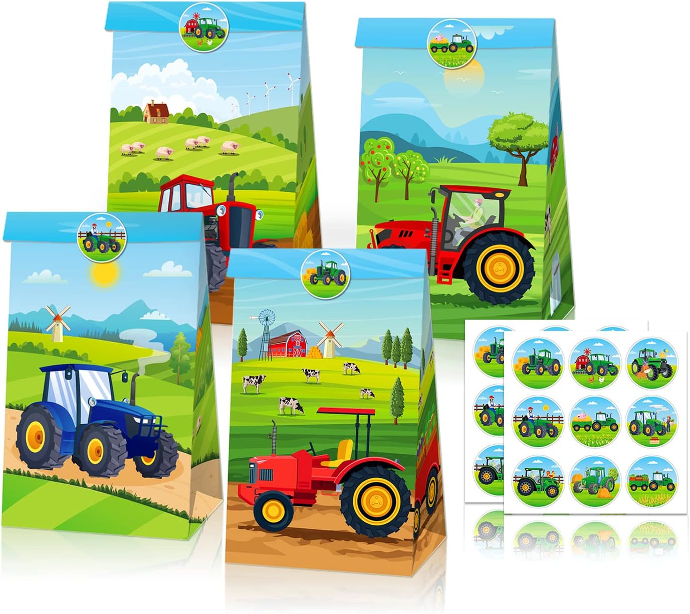 NIYI Farm Tractor Birthday Decorations Tractor Digger Party