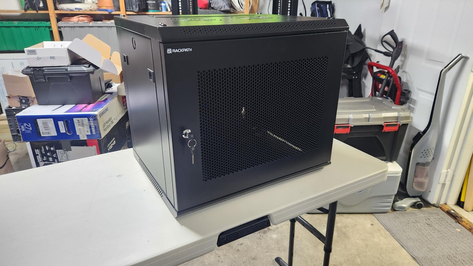 $26/mo - Finance RackPath 9U Wall Mount Server Cabinet Network Rack ...