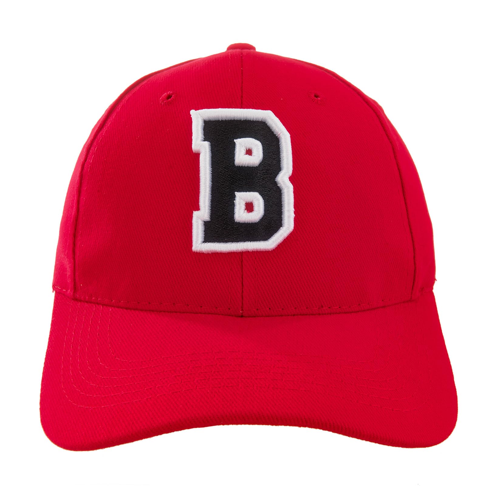 4Sold Boys B Kids Casual Cotton Aseball Cap Alphabet A-Z Red Caps Lack Letter Snap Ack Hat Hats Snapback