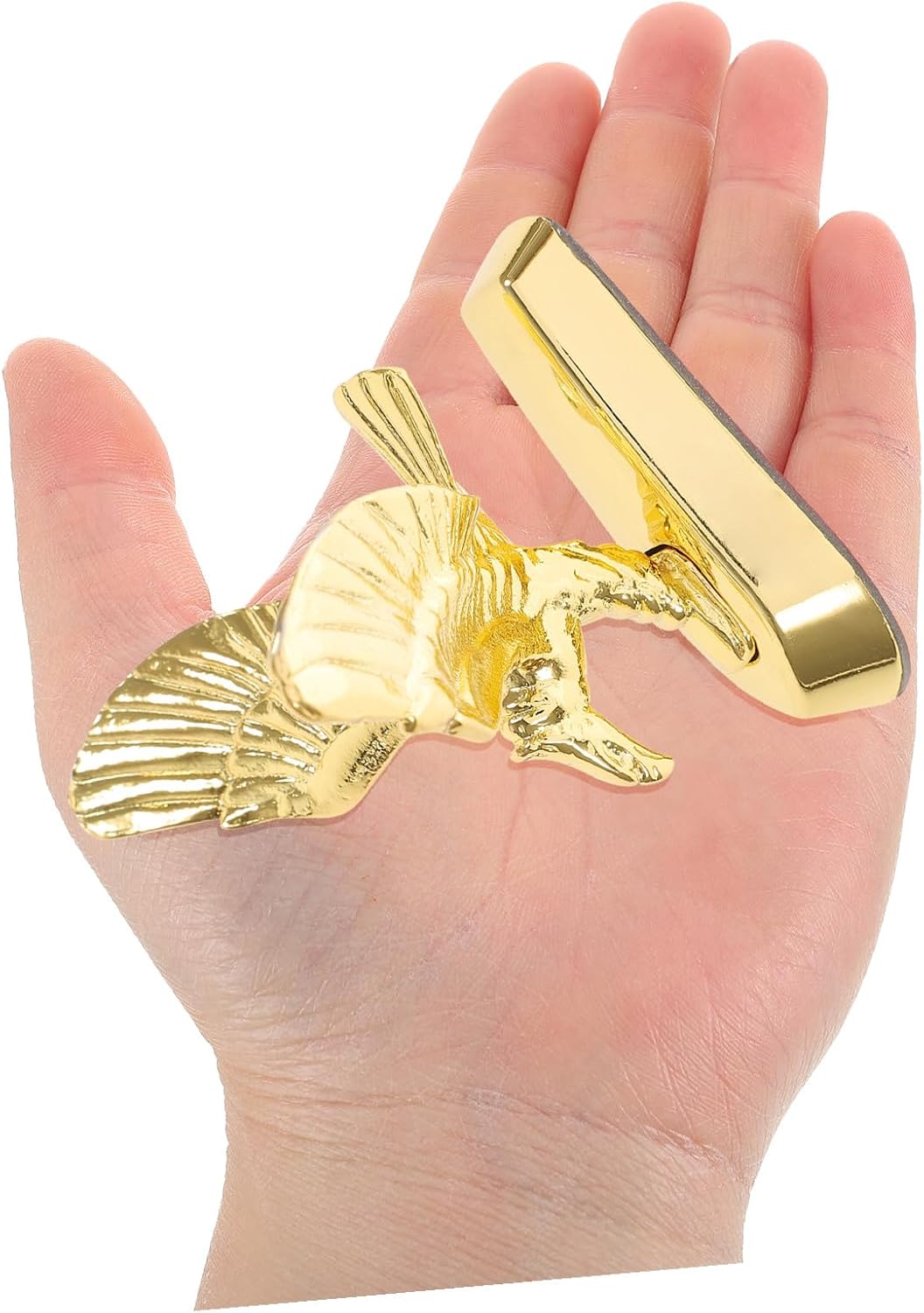 Amosfun Eagle Hood Decoration Motorbike Motorcycle Modification Decor Zinc Alloy Badges for Motorcycles