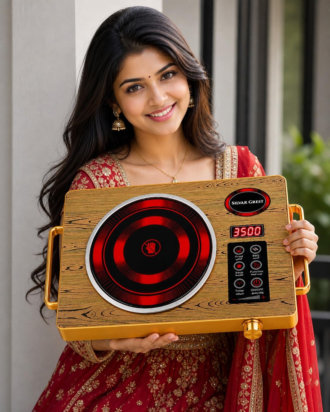 SAFERSKY 3500W Induction Cooktop - Portable & Durable -8 SAFERSKY 3500W Induction Cooktop - Portable & Durable -8