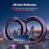 Vista 3 de Jeluse Protector de lente de cámara para iPhone 17 Pro Max/17 Pro/16 Pro Max/16 Pro/15 Pro Max/15 Pro/14 Pro Max/14 Pro, kit de alineación