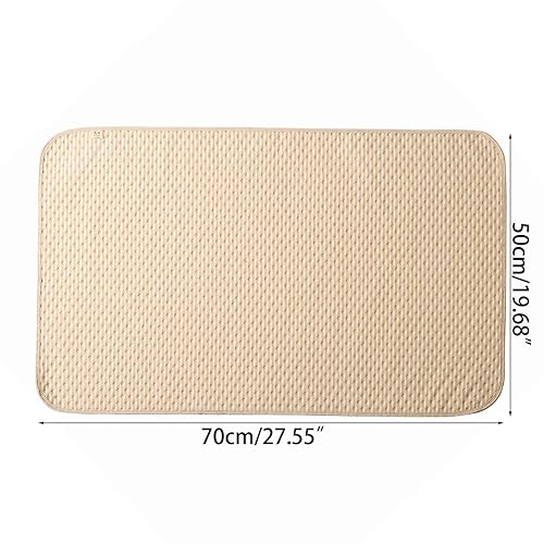 Miniatura 3 de Cambiador de pañales para bebés, impermeable, 19 x 27 pulgadas, transpirable, absorbente de orina, para niño y niña, funda impermeable para