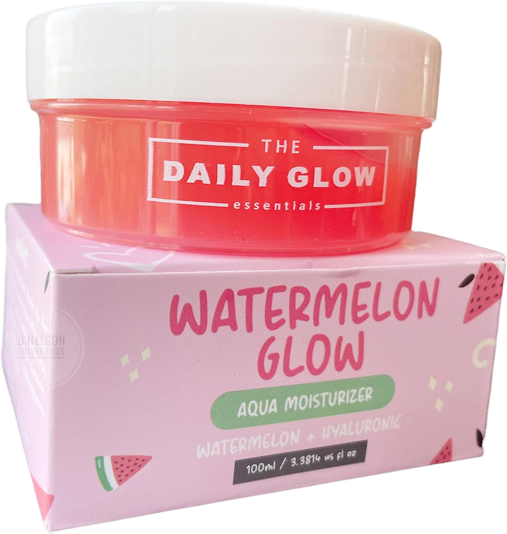 Watermelon Glow Aqua Moisturiser - Watermelon & Hyaluronic 100ml/3.38 oz