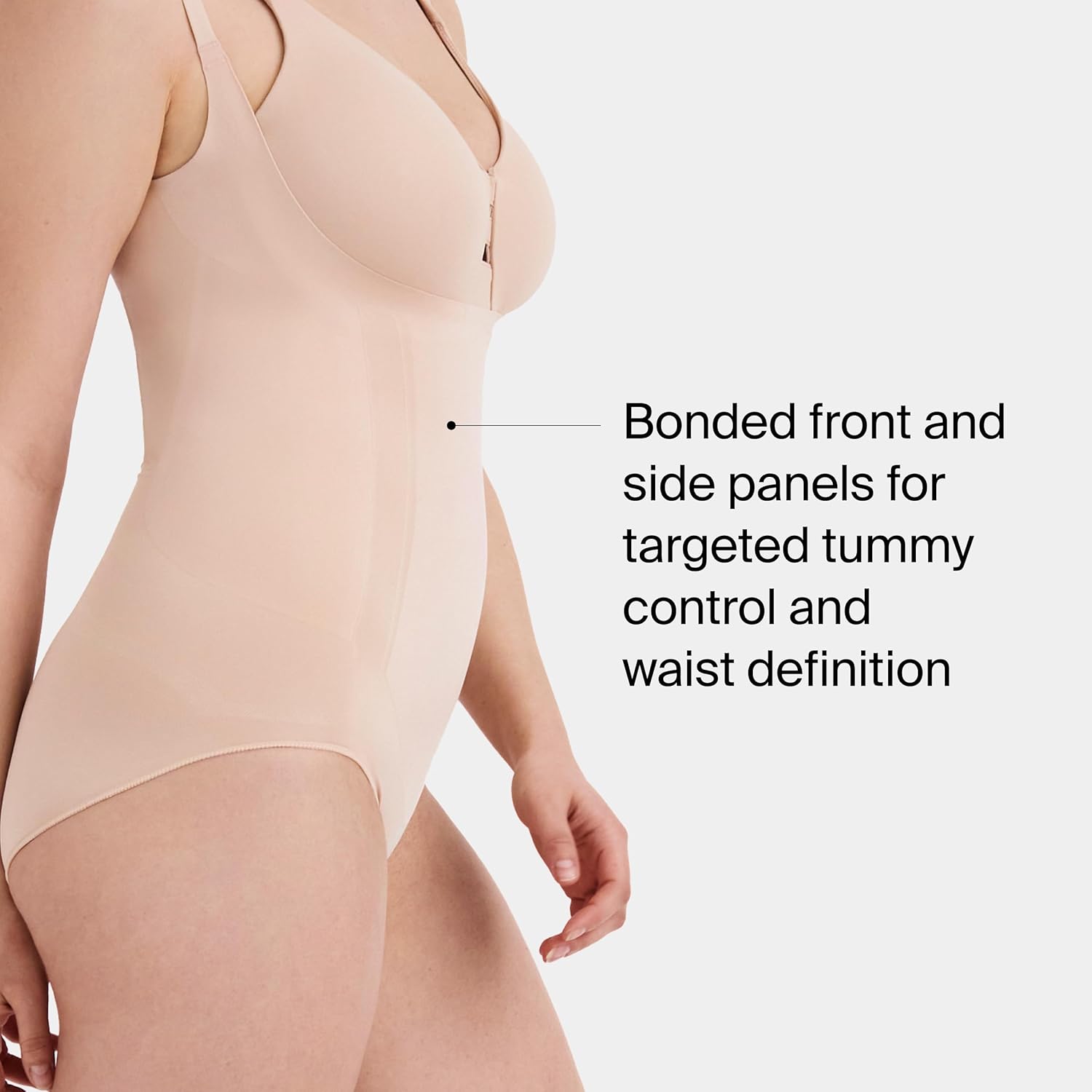 SPANX SPANXsculpt OnCore Open-Bust Brief Bodysuit - Sculpting Body Shaper for Women - Level 4 Compression - Image 3