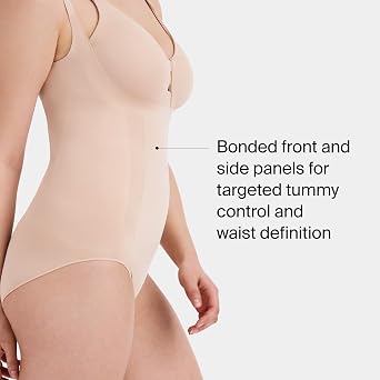 SPANX SPANXsculpt OnCore Open-Bust Brief Bodysuit - Sculpting Body Shaper for Women - Level 4 Compression